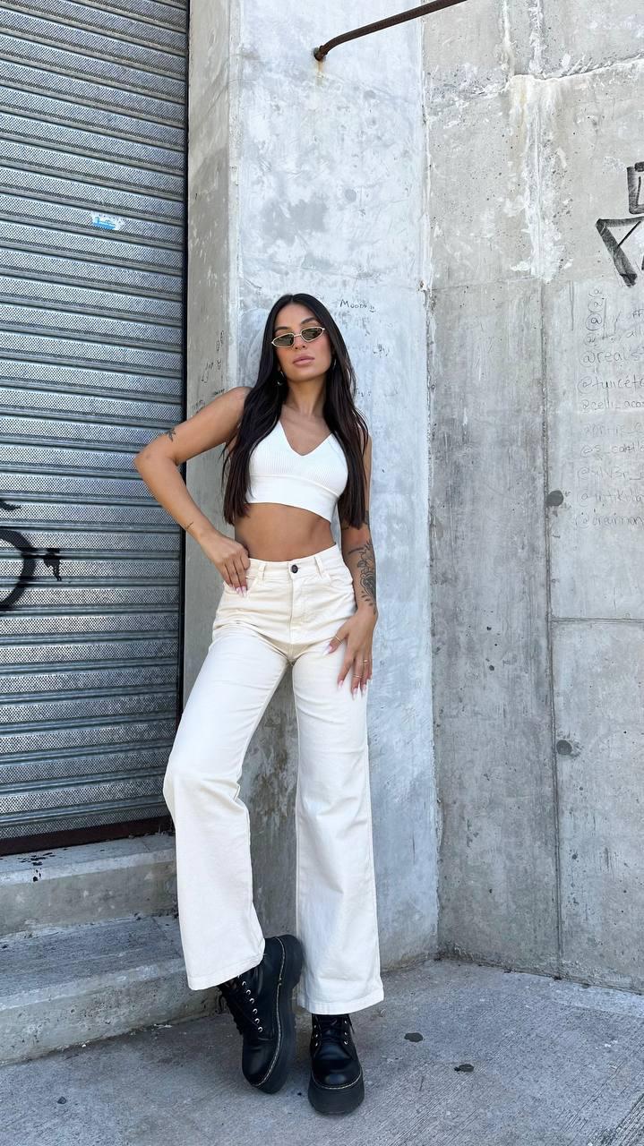 WIDE LEG " NATURAL "