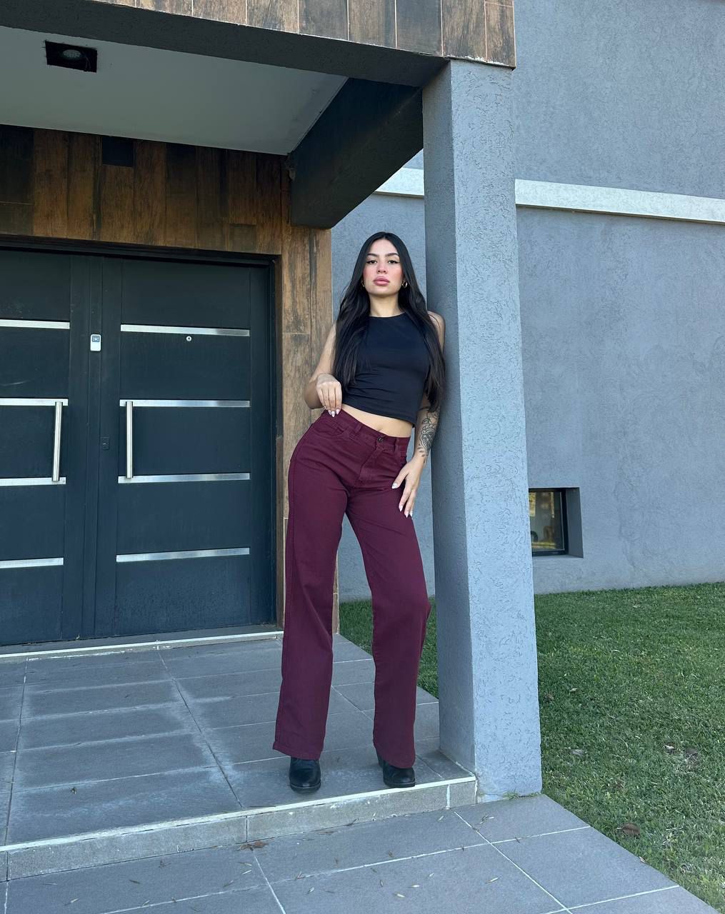 WIDE LEG BORDO ♥️🔥