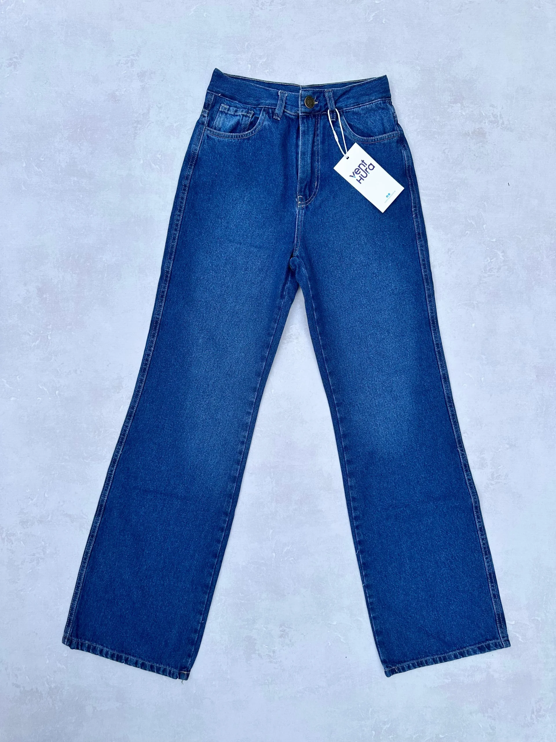 WIDE LEG RÍGIDO AZUL