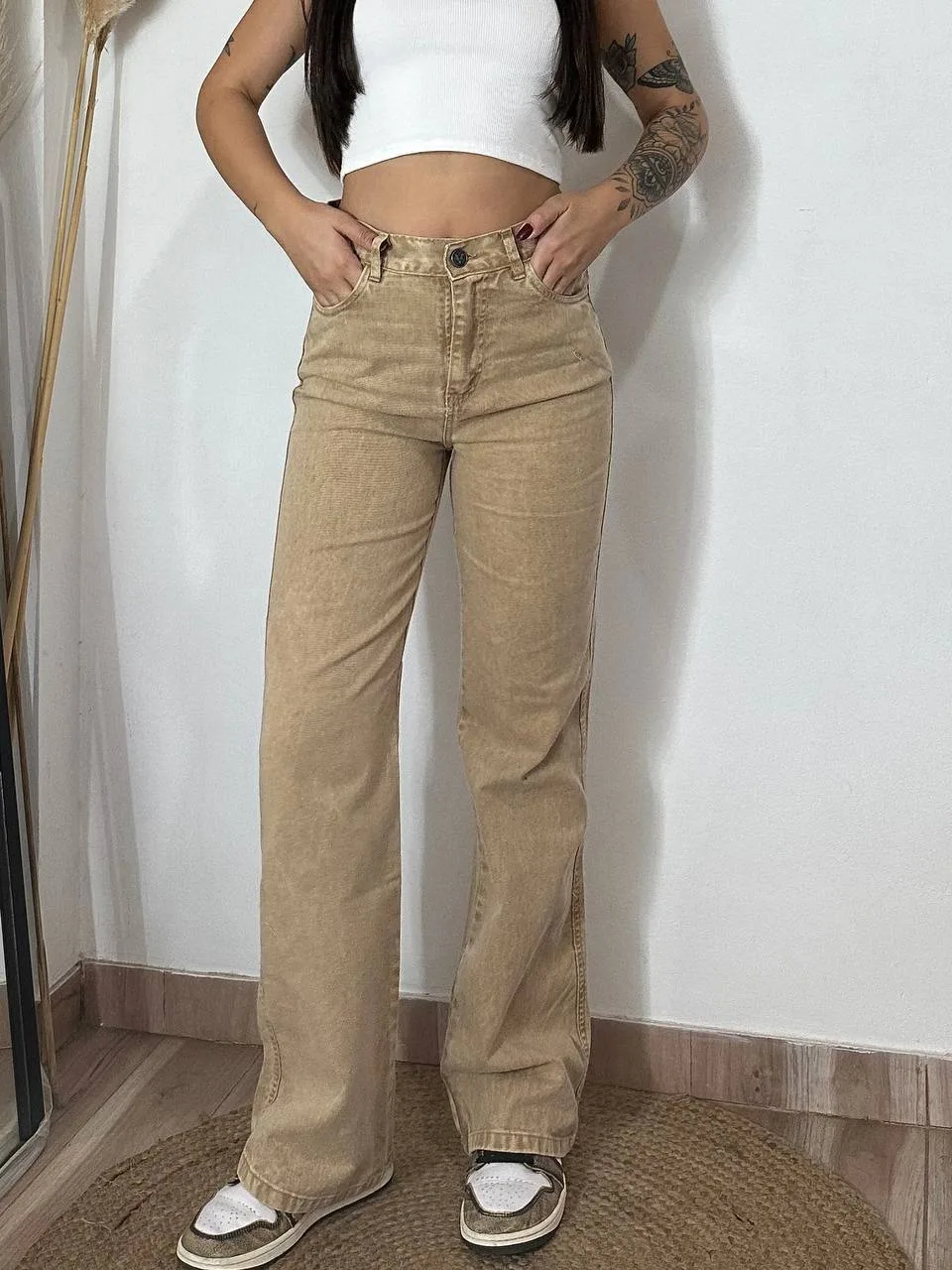 WIDE LEG HABANO NEVADO