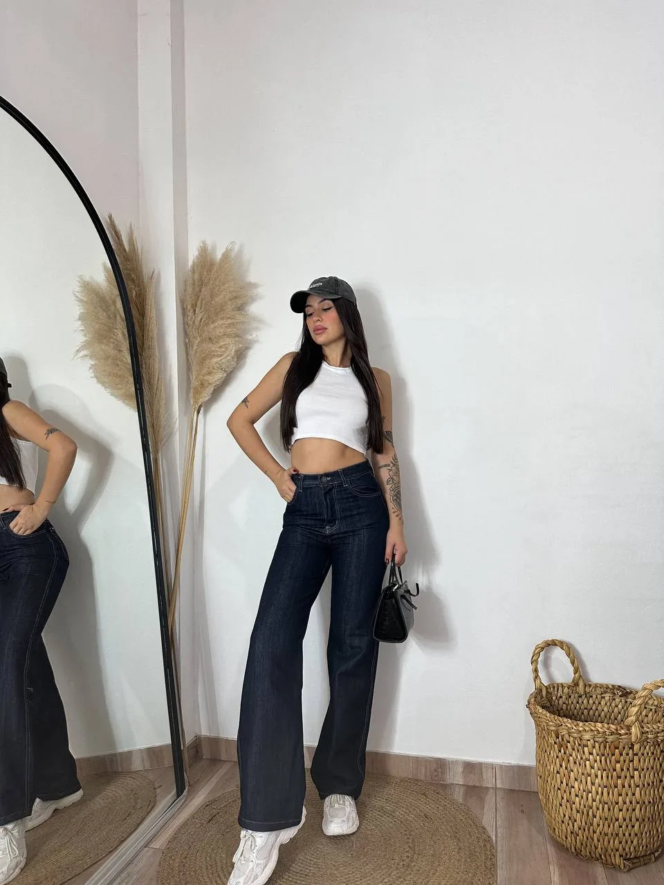 WIDE LEG RÍGIDO AZUL ESTÁTICO - Image 3