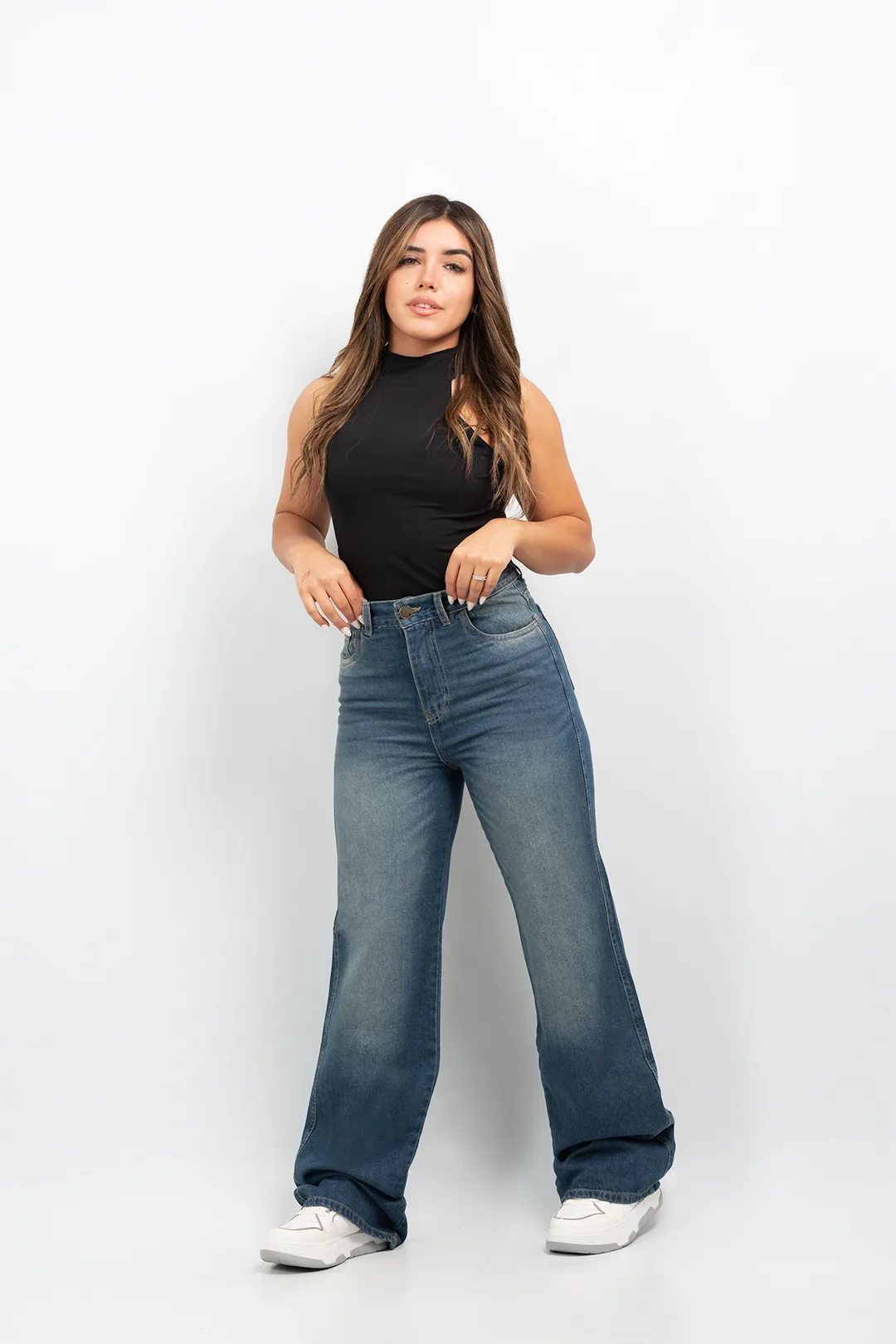 WIDE LEG RÍGIDO ÓXIDO