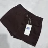 Pollera short rígido chocolate - Venthura